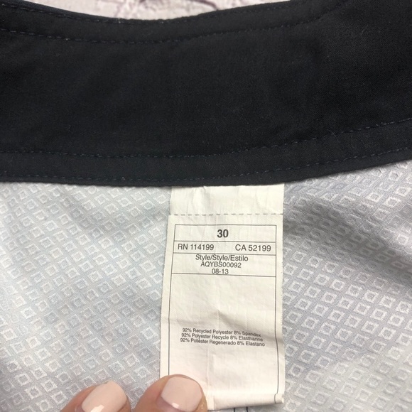 Quiksilver graphic‎ blue black and green board shorts size 30 - Picture 5 of 7